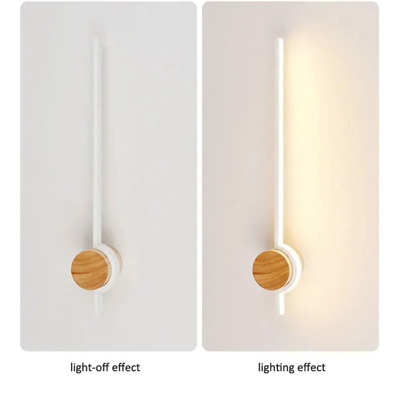 Nordic Bedside LED Wall Lamp, Up and Down Light