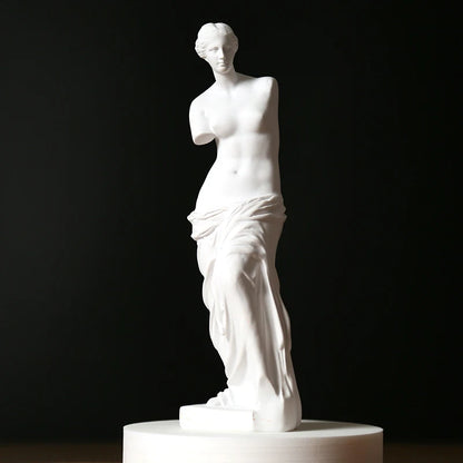 Venus de Milo Statue, White Resin Classical Sculpture Decor