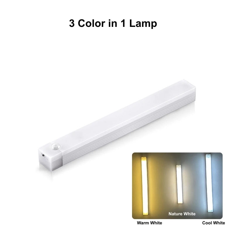 Motion Sensor LED Light Bar, Wireless Rechargeable Closet Light
