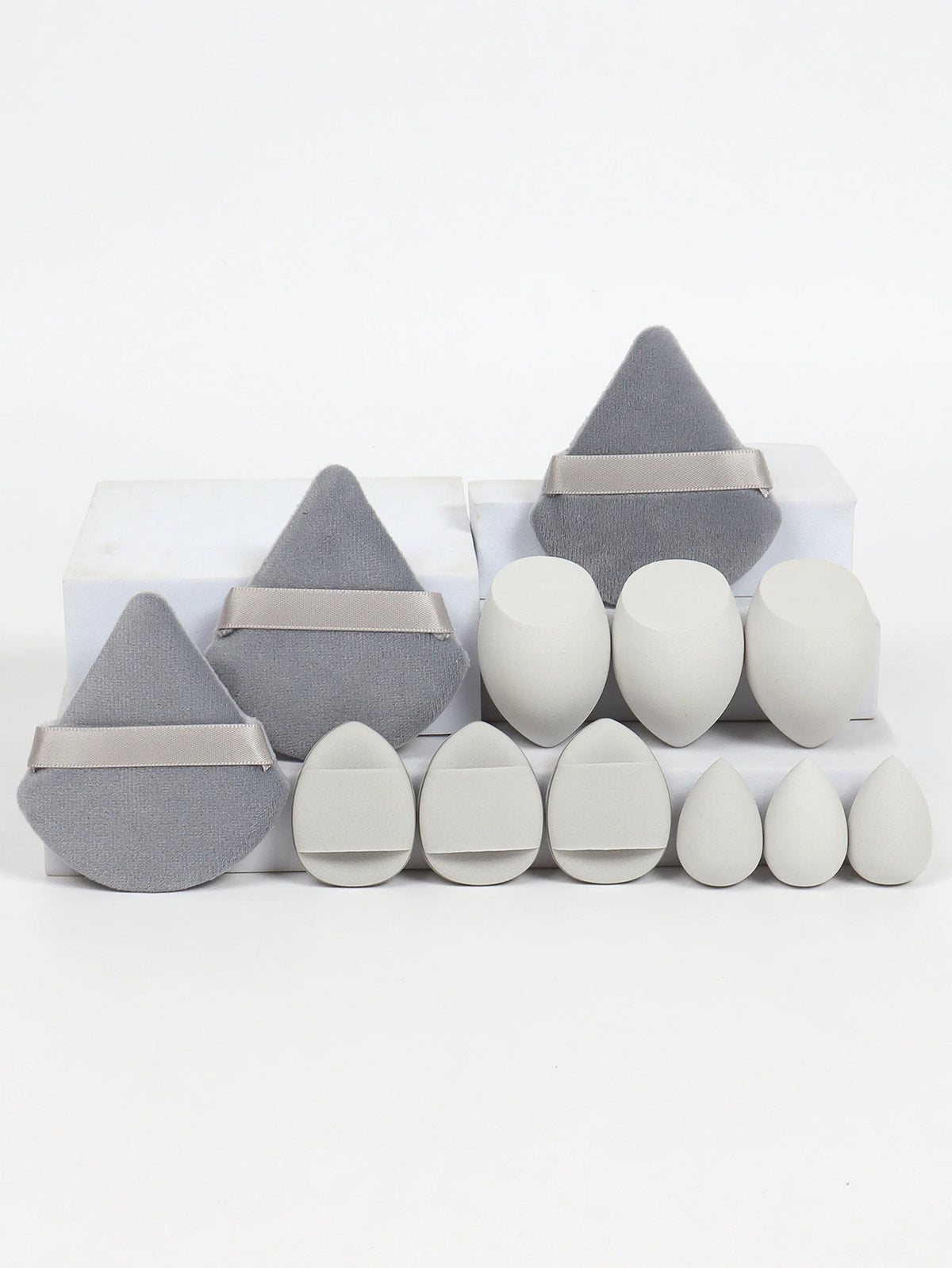12-Piece Makeup Sponge and Powder Puff Set