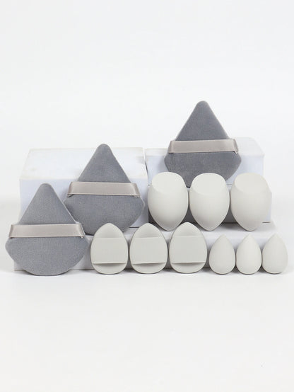 12-Piece Makeup Sponge and Powder Puff Set
