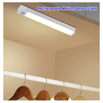 Motion Sensor LED Light Bar, Wireless Rechargeable Closet Light