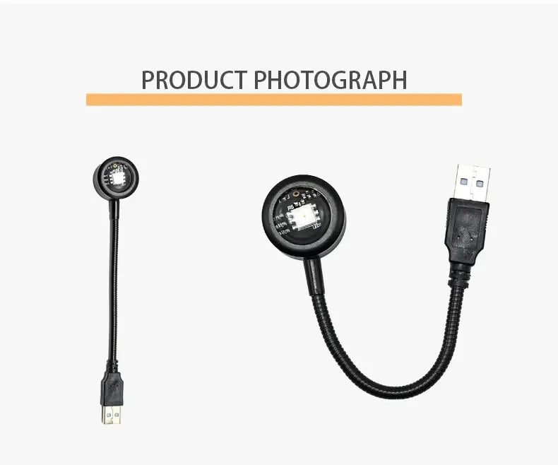 Rainbow Sunset Lamp Projector, USB LED Mood Light for Bedroom