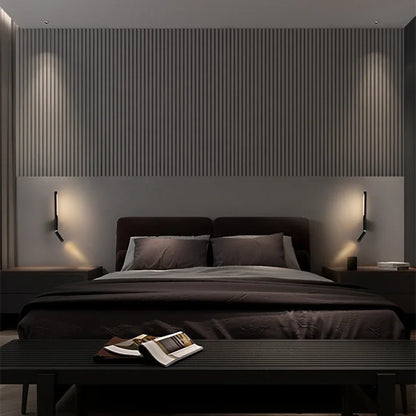 330-Degree Rotating Bedside LED Wall Light
