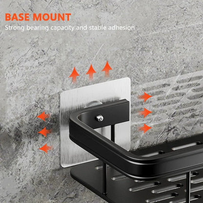 Corner Shower Shelf, No Drill Aluminum Bathroom Caddy
