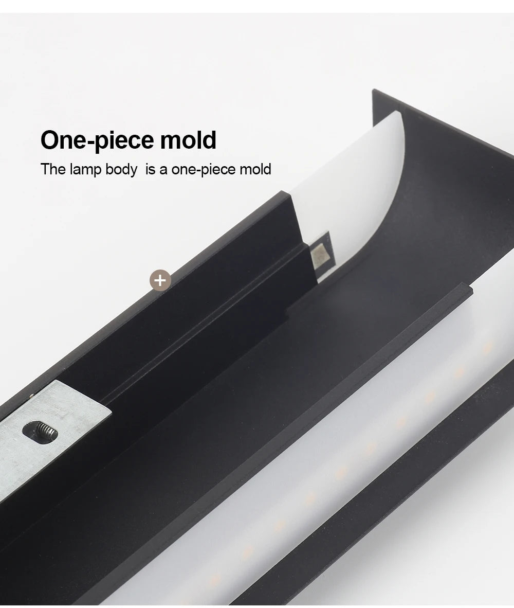 Brushed Aluminum LED Wall Sconce, Up and Down