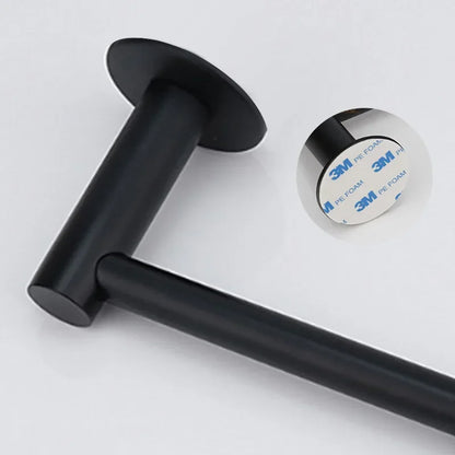 Matte Black Stainless Steel Toilet Paper Holder