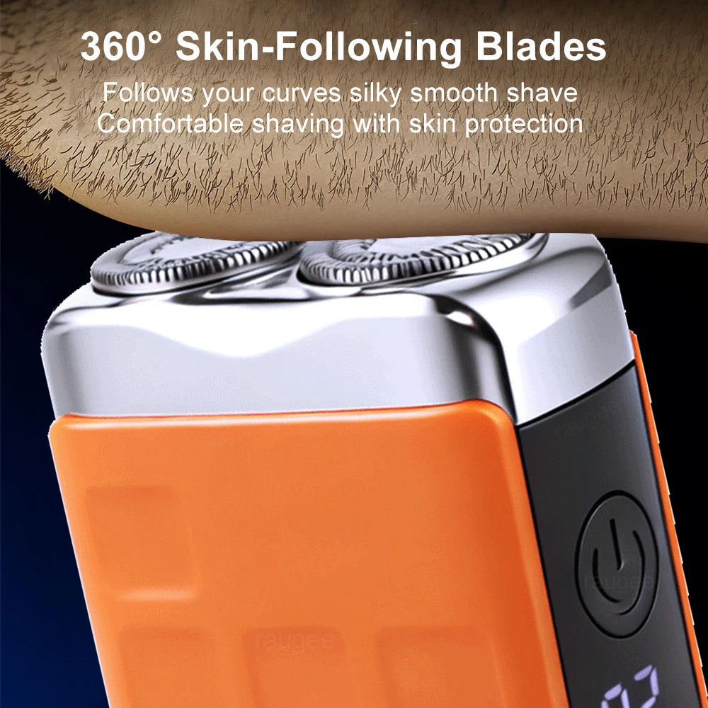 Dual-Head Rechargeable Mini Electric Shaver