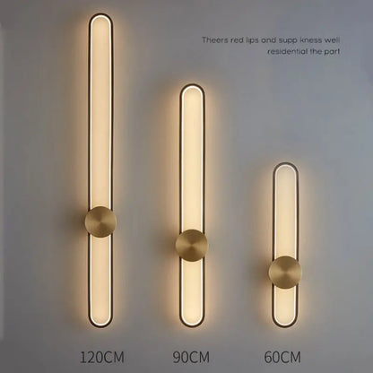 Nordic LED Strip Wall Lamp, Minimalist Up and Down Wall Light