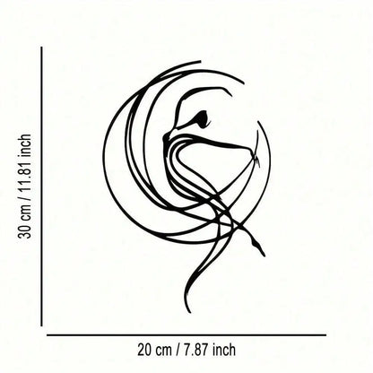 Ballet Dancer Metal Wall Art, Abstract Ballerina Wall Sculpture