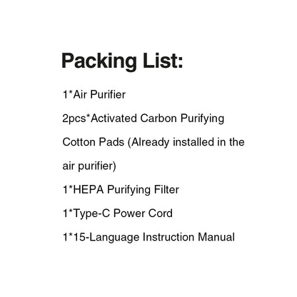 Mini Desktop Air Purifier with HEPA Filter