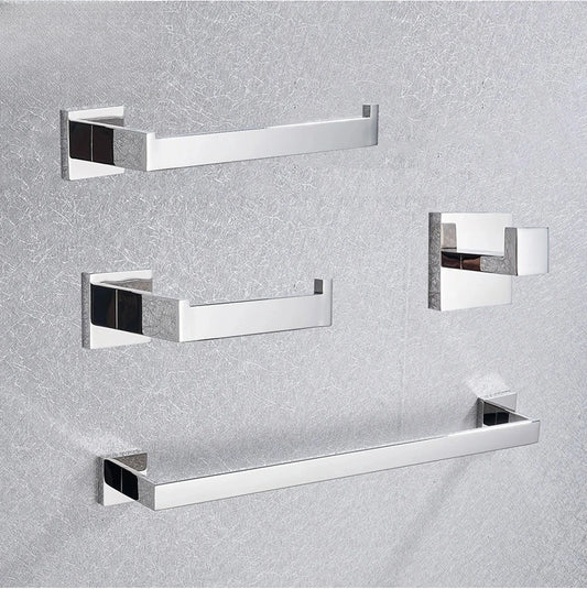 Chrome Stainless Steel Bath Hardware Set