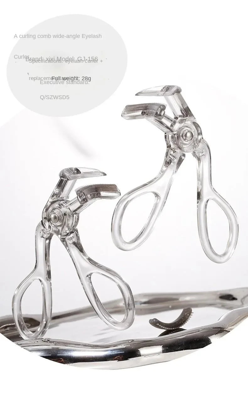 Eyelash Curler with Comb, Dual Clip Wide and Partial Lash Curler