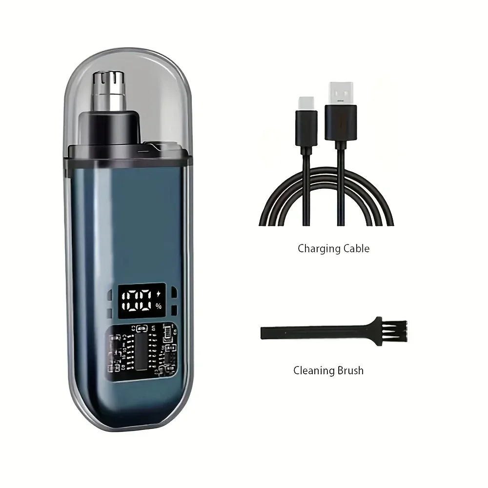 Nose and Ear Hair Trimmer, USB-C Rechargeable Grooming Tool