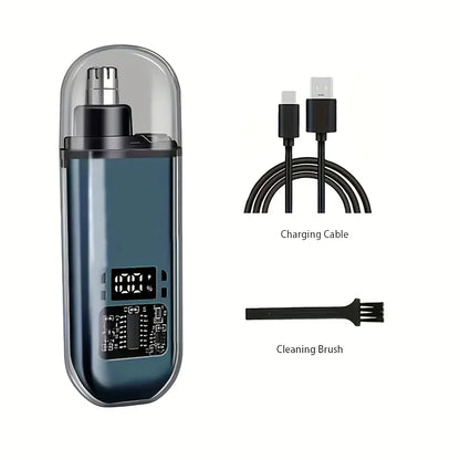 Nose and Ear Hair Trimmer, USB-C Rechargeable Grooming Tool