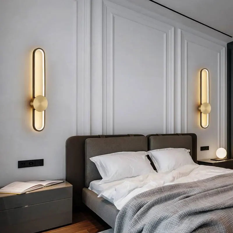 Nordic LED Strip Wall Lamp, Minimalist Up and Down Wall Light