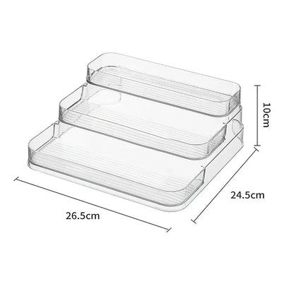 Perfume Organizer Shelf, 3 Tier Clear Skincare Display Stand