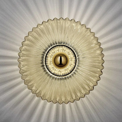Nordic Retro Glass Wall Lamp, Up and Down Vintage Wall Sconce