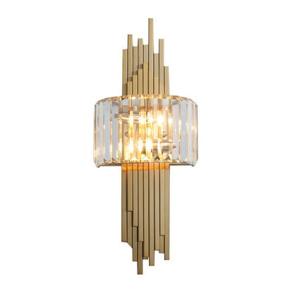 Nordic Crystal Wall Sconce, Up and Down Light for Hallway, E14
