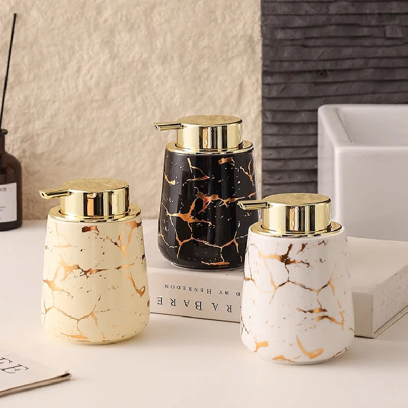 Marble Ceramic Foaming Soap Dispenser, 450ml