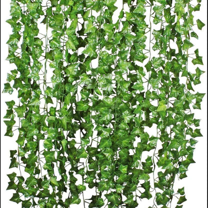 Artificial Ivy Garland, 12 Pack Faux Greenery Vines, 2 m Each