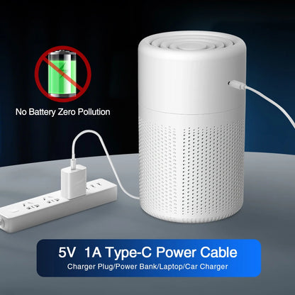 Mini Desktop Air Purifier with HEPA Filter