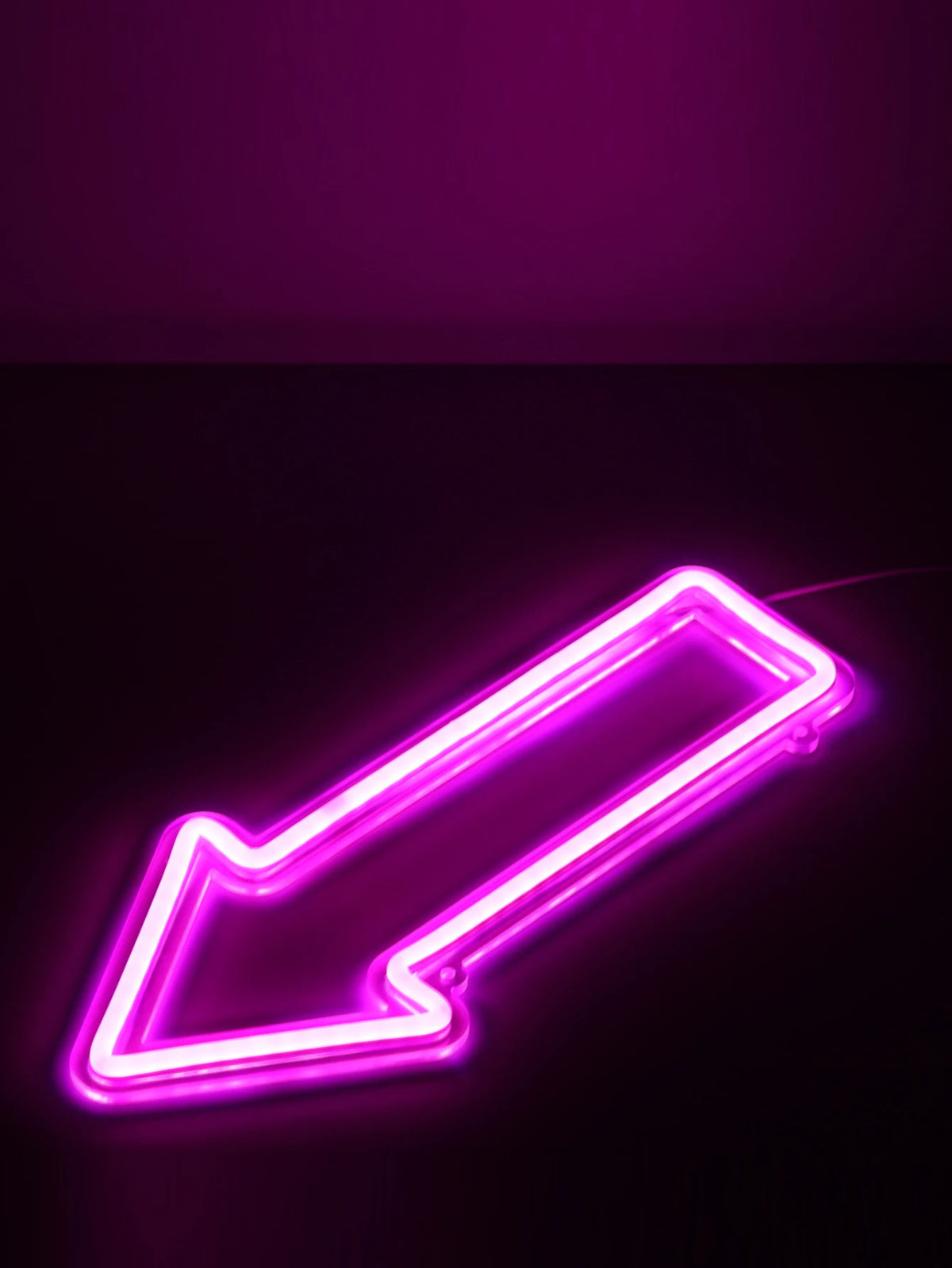 Bow and Arrow LED Neon Sign, 5V USB Wall Light for Bedroom