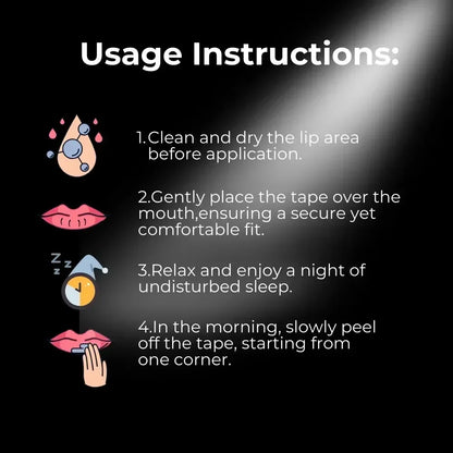 Breathable Mouth Tape | 30 Sleep Strips for Nose Breathing
