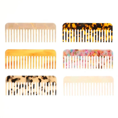 Wide Tooth Hair Comb, Acetate Anti-Static Detangling Comb