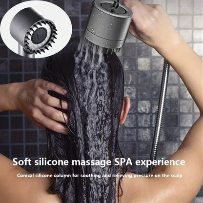 Filtered High-Pressure Handheld Shower Head