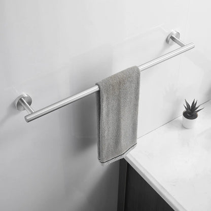 Wall Mounted Towel Bar, Stainless Steel Bathroom Rack, Gold or Black