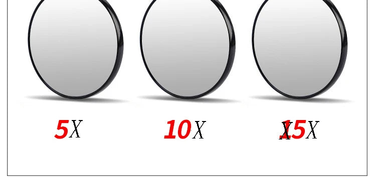 Magnifying Makeup Mirror, Suction Cup 5X, 10X or 15X Mirror