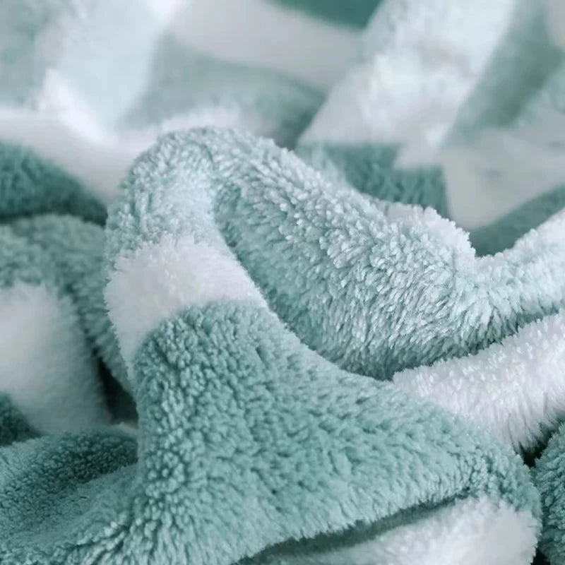 Thick Bath Towel, Soft Cotton Blend Terry, Quick Drying