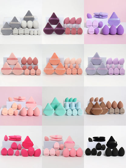 12-Piece Makeup Sponge and Powder Puff Set