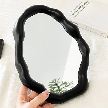 Cloud Wave Folding Desktop Vanity Mirror