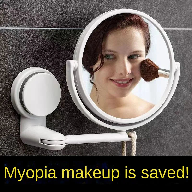 Magnifying Makeup Mirror, Wall Mounted Two Sided 6 Inch Mirror