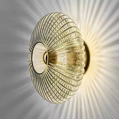 Nordic Retro Glass Wall Lamp, Up and Down Vintage Wall Sconce