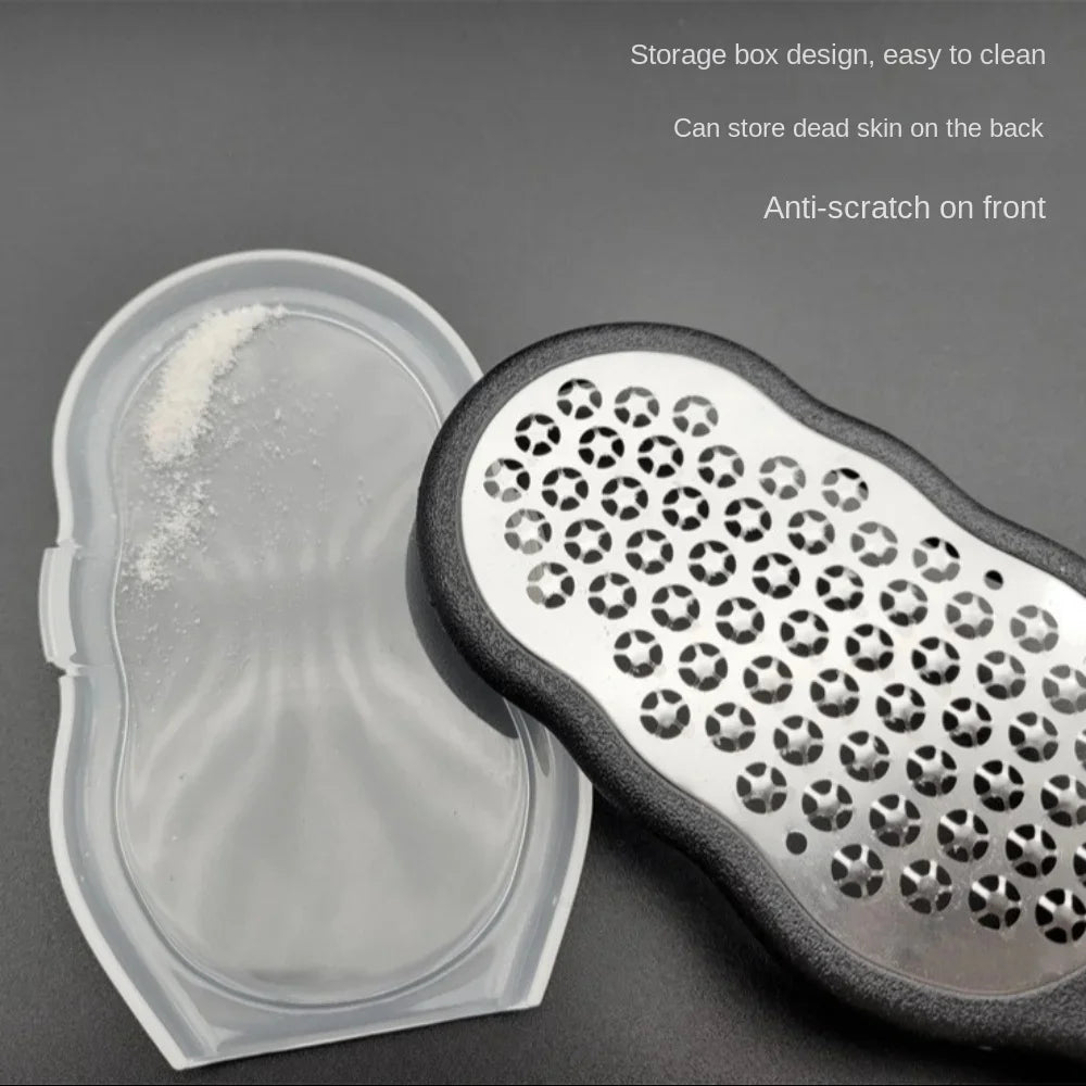Stainless Steel Foot File with Splash Guard