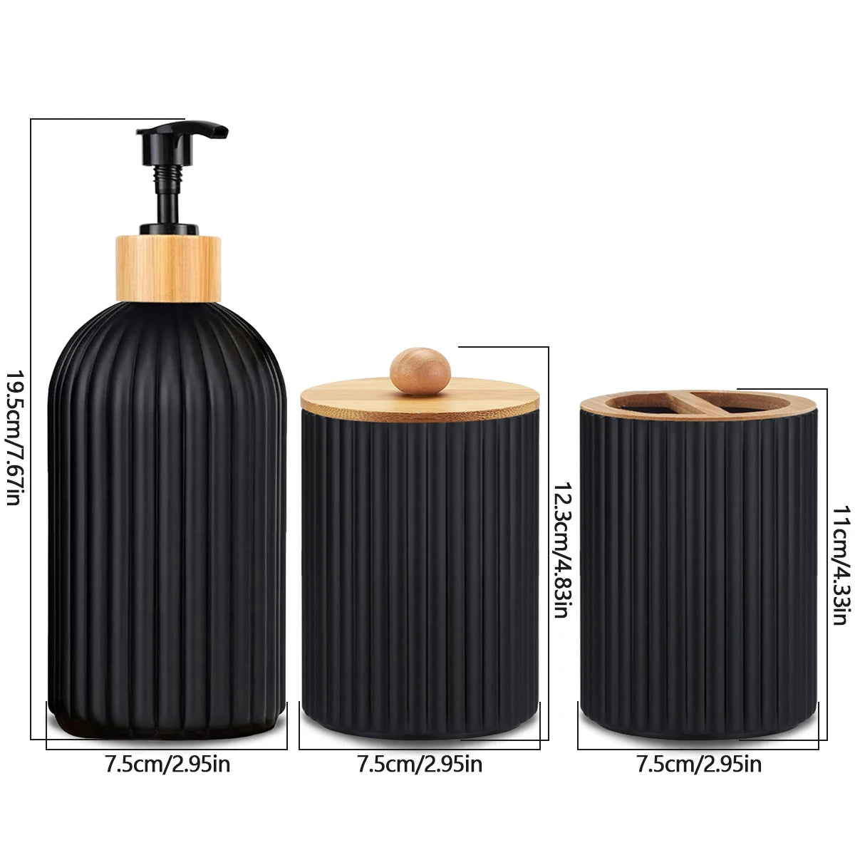Bathroom Countertop Organizer with Soap Dispenser