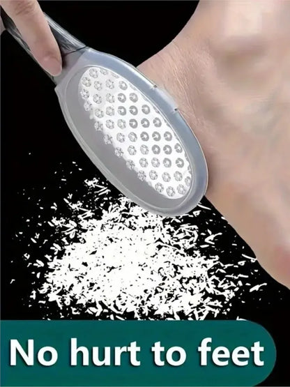 Stainless Steel Foot File with Anti-Splash Design