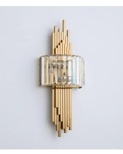 Nordic Crystal Wall Sconce, Up and Down Light for Hallway, E14