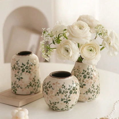 Ice Crackle Ceramic Bud Vase, Handmade Small Flower Vase