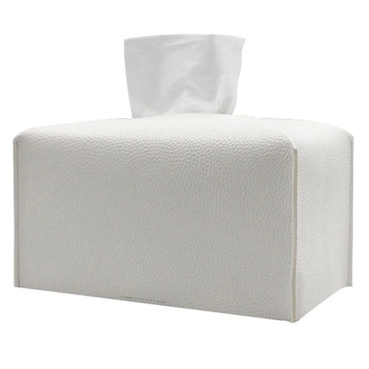 Tissue Box Cover, PU Leather Rectangular Tissue Holder