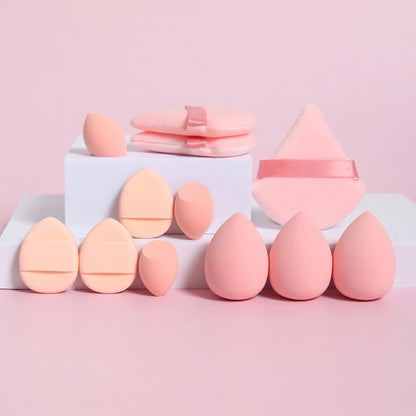 12-Piece Makeup Sponge and Powder Puff Set