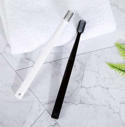 Bamboo Charcoal Soft Toothbrush Set, 10 Pack
