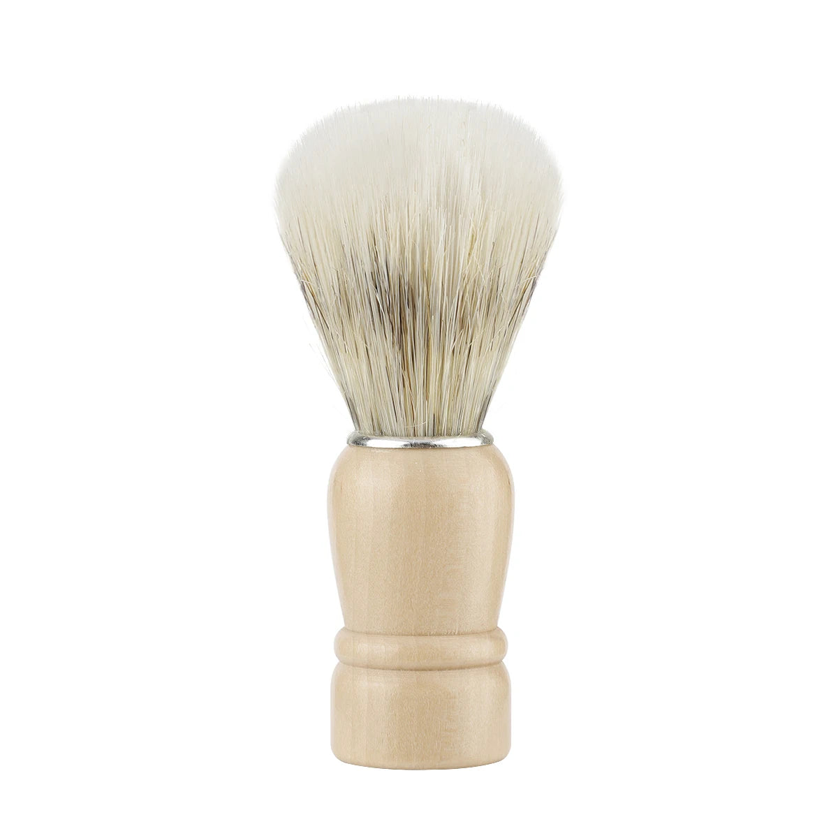 Shaving Brush with Wooden Handle, Dense Bristle Lather Brush