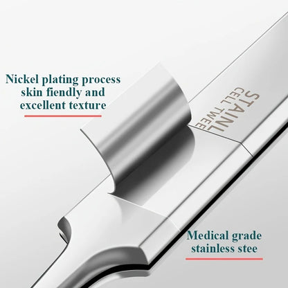 Blackhead Tweezers, Stainless Steel Fine Tip Pore Tool