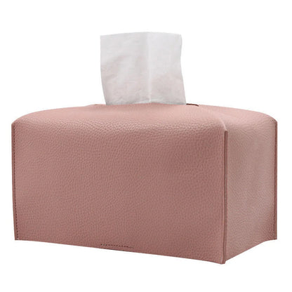 Tissue Box Cover, PU Leather Rectangular Tissue Holder