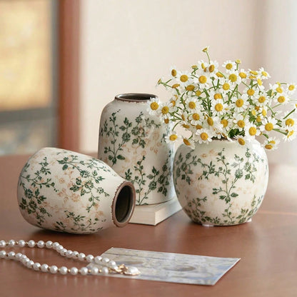 Ice Crackle Ceramic Bud Vase, Handmade Small Flower Vase
