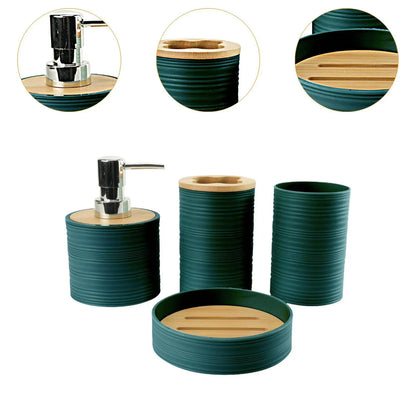 Bathroom Accessories Set, 4 or 5 Piece Countertop Vanity Set